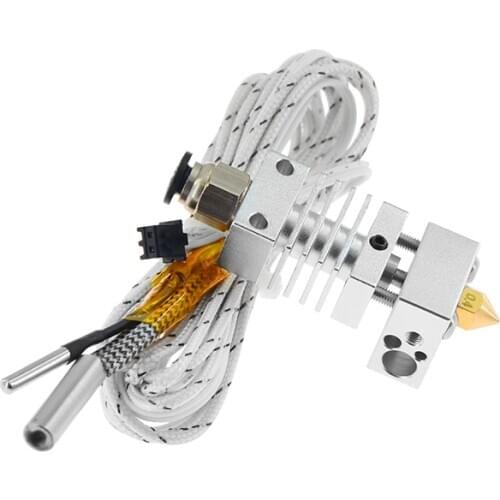 Hotend Extruder Kit Long Distance V6 Extrusion 12V/24V 50W J-head Heat Break Throat 1.75mm for Ender 3 CR10 CR-10S Printer