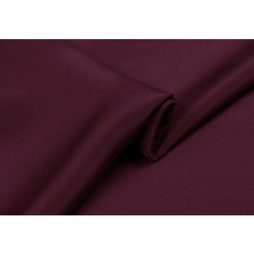 Howmay 100% pure silk fabric crepe de chine 30m/m 45" 130gsm 114cm CDC brown red 32# for sewing dress or DIY handmade