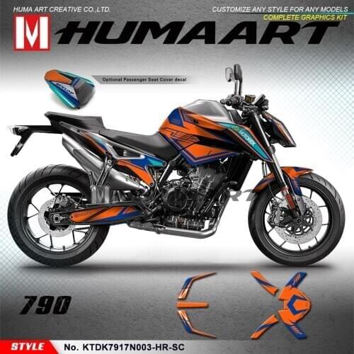 HUMAART Custom Graphics Waterproof Sticker Motorbike Decal Kit for 890 R 2020 2021