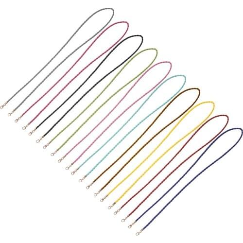 Fashion New Design Sunglasses Braided Rope Adjustable Sunglasses Eyeglasses Rope Lanyard Holder Anti Slip Glasses Cord Eyewear