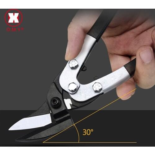 Metal Snip Aviation Scissor Kitchentool Cut 45 Degree Angle Shear Household Scissors Industrial Cutter DIY Handheld Cutting Tool