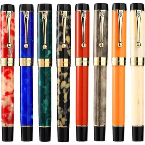 7Colour Luxury Quality Jinhao 100 Resin Material School Supplies Student Office Stationary M Nib Fountain Pen New