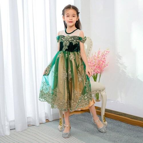 Girls Cosplay Cartoon Princess Dress Wedding Birthday Party Mesh Dresses Teen Girls Strapless Dress Christmas Halloween Costume