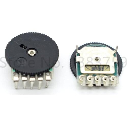 10pcs Gear wheel dial adjustable volume potentiometer 14*1 double B1K B102 spot