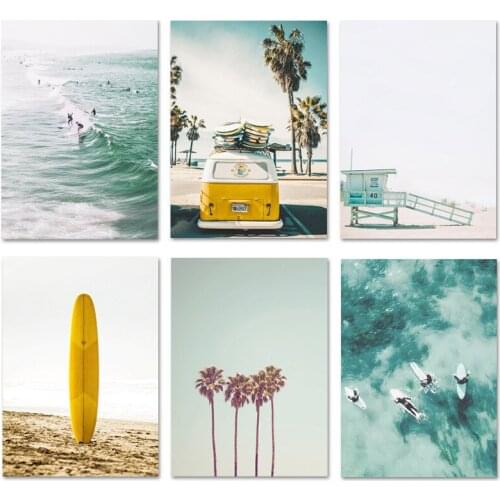 Nordic living room decorative painting modern simple sea view wall painter hotel bedroom wallpaper canvas art