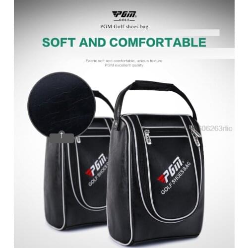 PGM Mens and Womens Shoe Bag Ultra-Light and Portable Durable Shoe Bag Multifunctional Dustproof Golf Shoe Bag Waterproof