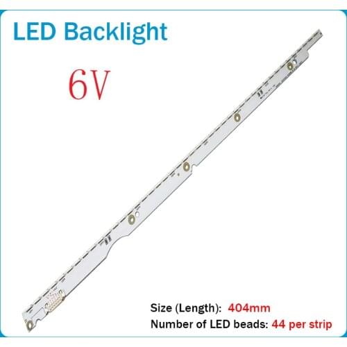 406mm 6V*44LEDs New LED Strip 2012SVS32 7032NNB 44 2D REV1.0/1.1 32" TV V1GE-320SM0-R1 UA32ES5500 UE32ES6200 UE32ES5557K