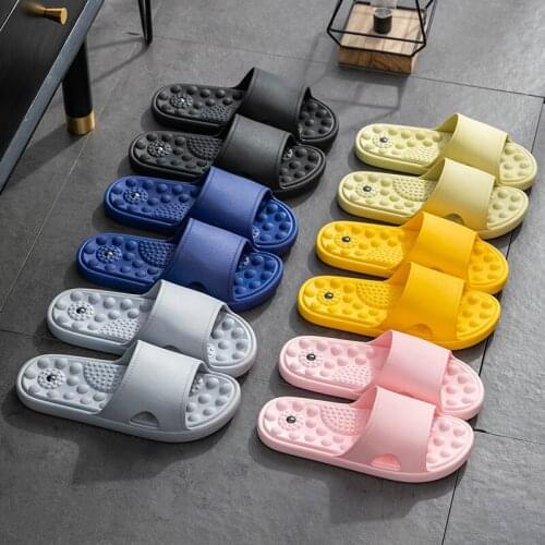 Massage Slippers Home Non Slip Bathroom Bath Lovers Home Soft Soled Silent Deodorant Slippers Men Men Shoes House Slippers Men