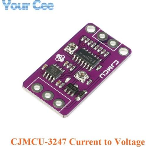 Current to Voltage CJMCU-3247 Current to Voltage Module 0-4mA / 20mA to 0-24V Development Board