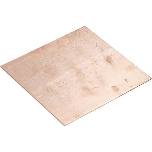 1PC 5100x100x0.8mm 99.9% Pure Copper Cu Metal Sheet Plate Cutting By Professional Cutting Machine Smooth Incision Hot Sale