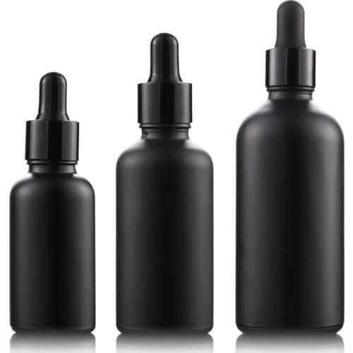10-100ML Reagent Eye Dropper Drop Amber Glass Aromatherapy Liquid Pipette Bottle Refillable Bottles