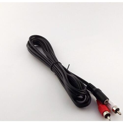 10pcs 5Ft 10ft 1/8" 3.5mm Stereo Female To 2 RCA Male Y Splitter Audio AUX Adapter Cable
