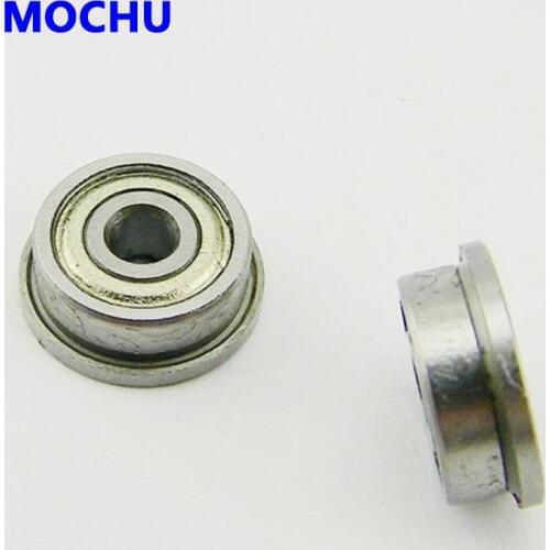 10pcs F634 F634ZZ F634Z F634-2Z 4x16x5 MOCHU Flange Bearing Miniature Deep Groove Ball Bearing Shielded Ball Bearings