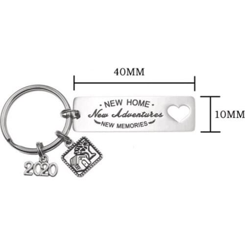 20pcs/lot New Home Memories Key Chain