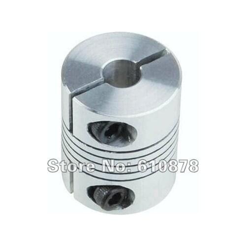 6.35x6.35mm CNC Motor Jaw Shaft Coupling 6.35mm to 6.35mm Flexible Coupler 20x25mm (D20 L25)
