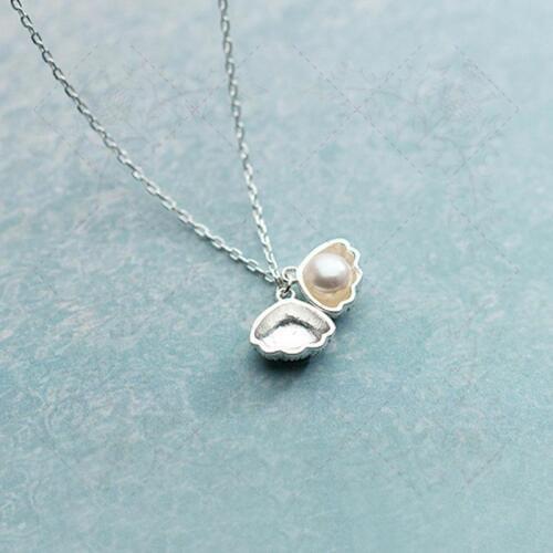 Bohemian Silver Color Shell Necklaces Pendants Long Chain Statement Necklace For Women Kolye Collares