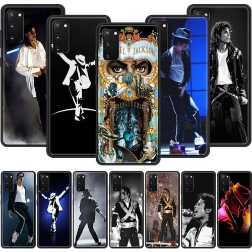 Soft Phone Case For Samsung Galaxy Note 20 Ultra 10 Lite S10 Plus S20 FE 5G 9 8 Back Cover S21 Funda Michael Jackson Shell Coque