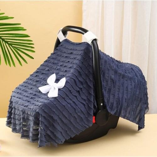 Baby Basket Stroller Cover Multi Use Maternity Breastfeeding Nursing Blanket Windproof Sunshade Cover Sun Protector