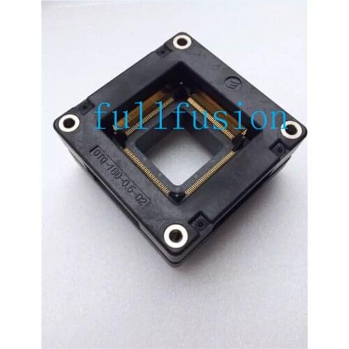 OTQ-160-0.5-02 QFP160P 0.5mm Pitch Enplas IC Test Socket TQFP160P Burn in Socket