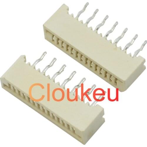 FPC/FFC single-sided in-line connector 1.0 pitch H5.5 non-lock flat wire connector 4-20P