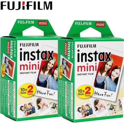 Fujifilm Instax Mini Films 40 Sheets White Edge Photo Paper for Instax Mini 9 8 7S 70 90 25 50s Instant Camera SP-1 SP-2 Printer
