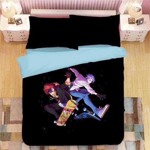 Anime SK8 The Infinity Bedding Sets Australia /Europe/USA Full Queen King Size Quilt Duvet Cover Pillow Case 2-3 Piece Sets