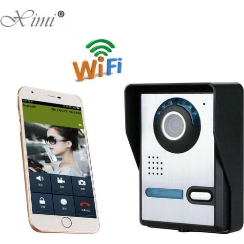 Free Shipping Mobile WIFI Video Door Phone Video Intercom System Wireless Door Control Wireless Remote Control Video Door Phone