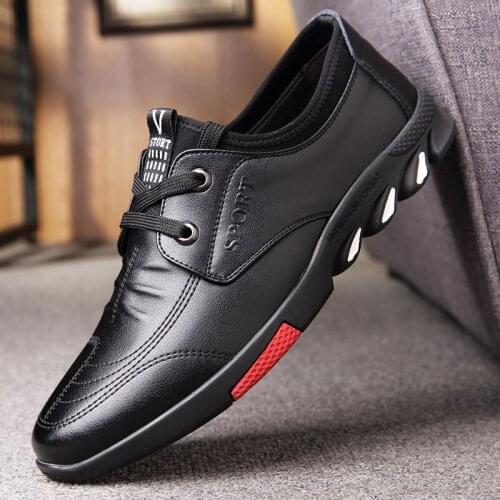 New Leather Mens Shoes Increase 6cm Mens Leather Shoes High Quality Mens Casual Shoes Running Shoes Zapatos De Hombre