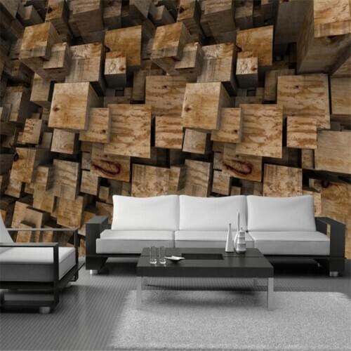 Wallpaper 3 d Desktop Wallpapers Modern Emvossed Classical European Wall Papers living room bedroom wall Picture Wooden Grain
