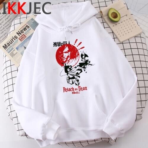 Attack on Titan Shingeki No Kyojin hoodies men printed harajuku plus size male hoody clothing graphic plus size