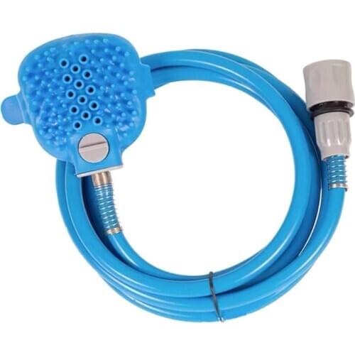 Outdoor Camping Hiking Bathing Tool Scrubber Sprayer Comfortable Massager Shower Tool Cleaning Washing Bath Sprayers15