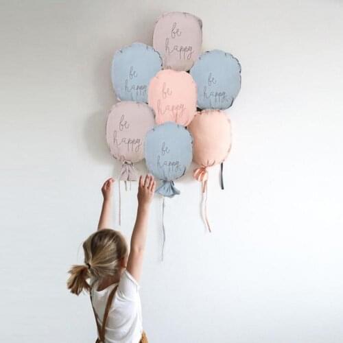 3Colors Balloon Shape Stylish Skin-friendly Comfortable Photo Shoot Pillow Fabric Adorable Soft Baby Photoshoot Pillows for Kids