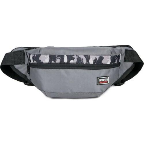 New Men Women Waist Bag Fanny Pack Waist Hip Belt Bag Pouch Travel Sport Bum Bag Polyester Hiking Crossbody Shoulder Bag