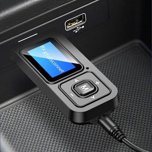 Bluetooth Receiver 5.0 USB Stereo Audio Adapter External Sound Card For TV/PC Car AUX Speakers Bluetooth 5.0 Audio Adapter