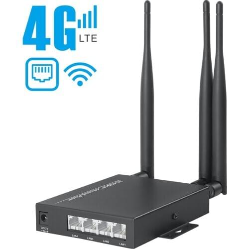 4G Router modem dual mode output INDUSTRIAL Super Strong signal 4g LTE sim card WIFI Wired wireless 3G 4G router modem LAN RJ45