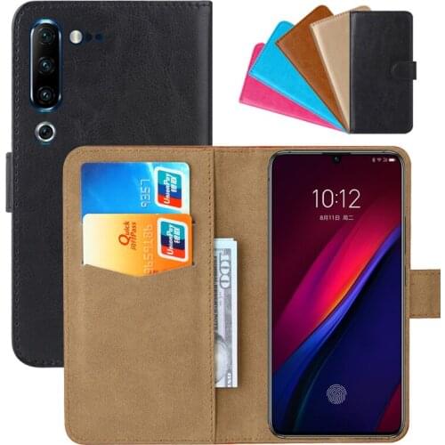 Luxury Wallet Case For Lenovo Z6 Pro 5G PU Leather Retro Flip Cover Magnetic Fashion Cases Strap