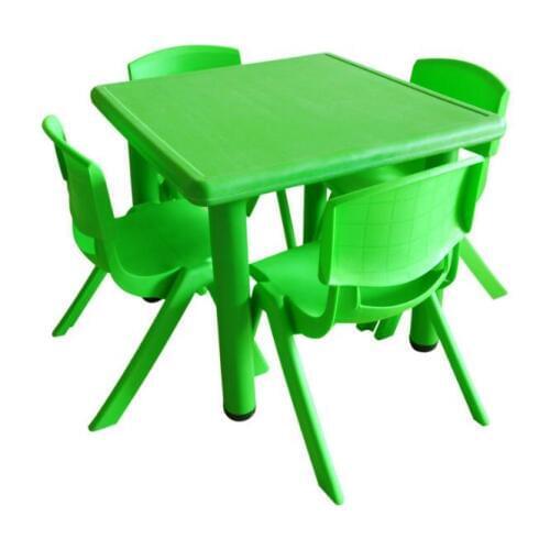 60X60X45cm Square Children Tables kindergarten desk with Chairs for 1-2 years Children