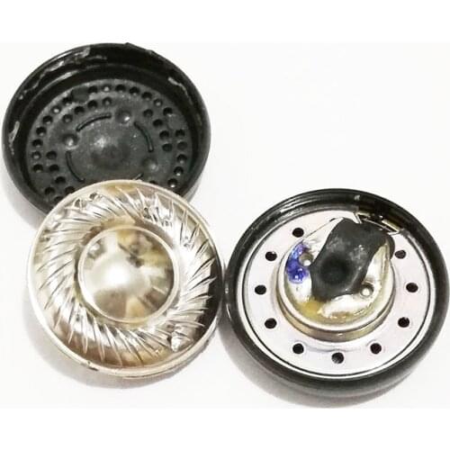 Titanium Diaphragm 64 Ohm Speaker Unit 15.4MM MX500 Flat Earphones DIY Heavy Bass Drivers 2pcs