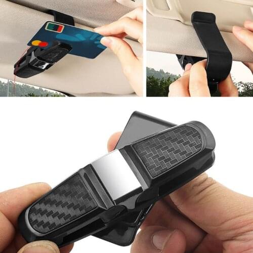 Universal car Glasses Clip Ticket Card Money Clip for Kia Rio K2 Sportage Soul Mazda 3 6 CX-5 Lada Skoda Octavia Superb Yeti