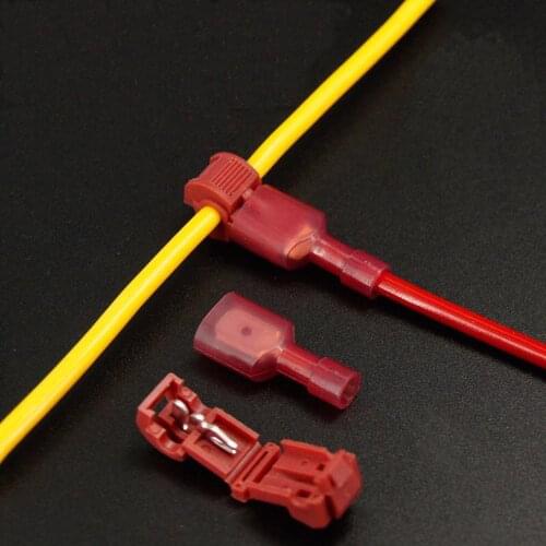 30PCS(15set) Wire Cable Connectors Terminals Crimp Scotch Lock Quick Splice Electrical Car Audio 22-10AWG 0.5mm-6mm Kit Tool Set