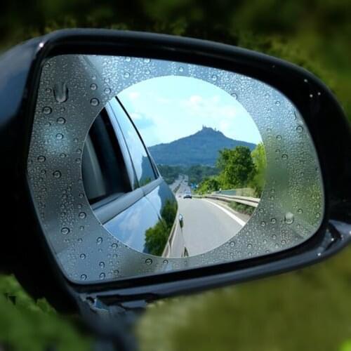 8 Pcs Car Rear View Mirror Rainproof Film Anti-Fog Clear Protective Sticker X37F