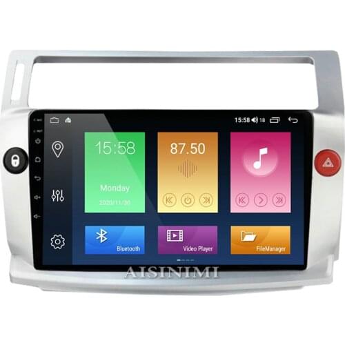 AISINIMI Android 10 Car Dvd Player navigation For Citroen Elysee 2004-2007 car radio Car Audio Gps Multimedia Stereo Monitor