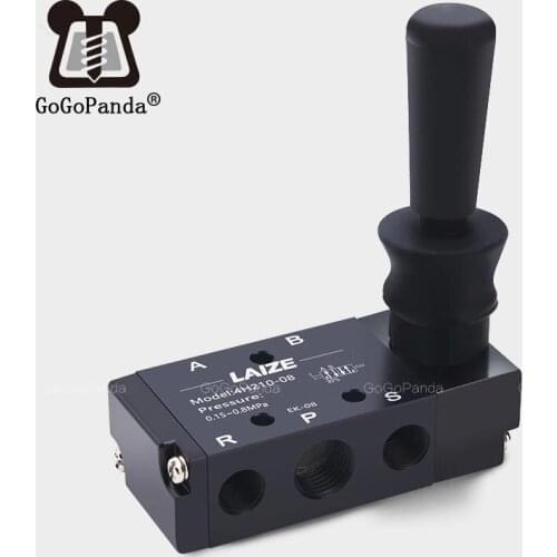 Free Shipping Hand Valve Mechanical Pneumatic Valve witch Joint 4H210 310-08 Seal Switch Manual Reversing Valve