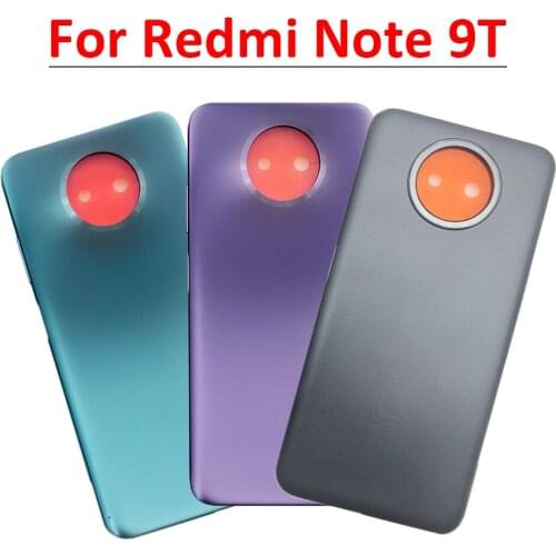 New Back Door Case Battery Rear Housing Back Cover For Xiaomi Redmi Note 9T With Power Volume Button Key