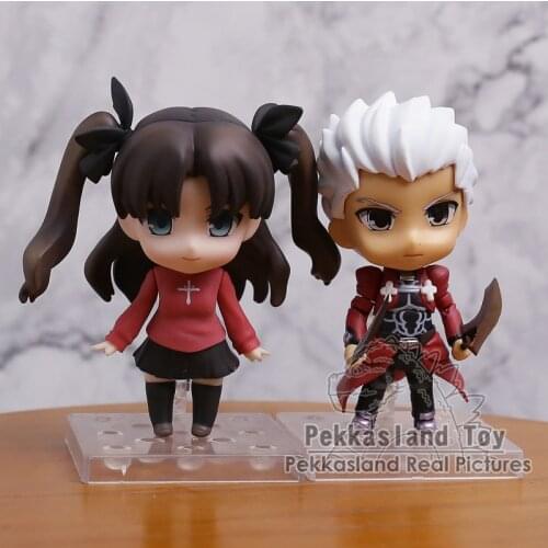 Fate Stay Night Tohsaka Rin 409 / Archer 486 Q Version PVC Action Figure Toy Doll