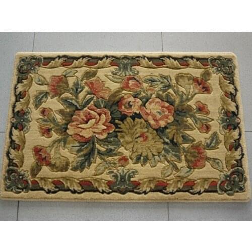 Rustic pure wool doormat , carpet , bath slip-resistant pad , import rug , entrance mats , product code 0023