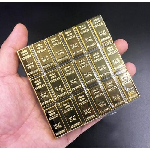 1/6 scale Male Criminal Transaction Gangster model scene props gold brick robber scene F12" Action Figures Body Doll Accessories