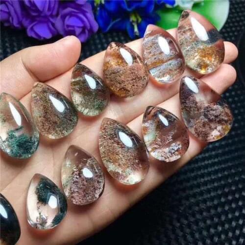 NEW!!!!!!Natural Green Ghost&Phantom Crystal Quartz Gemstone Specimen Healing