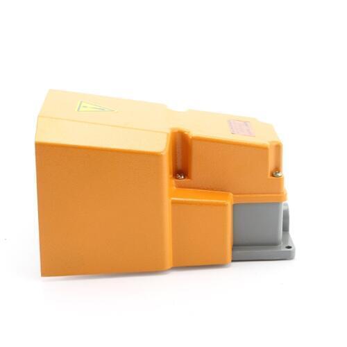 Foot switch aluminum shell LTH/1/6 TFS-502 waterproof foot switch machine tool accessories silver point