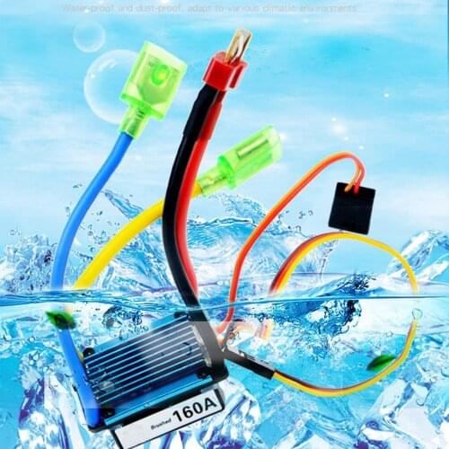 RC ESC 160A 480A Brushed ESC Speed Controller Dual Mode Regulator band brake 5V 3A for 1/10 RC Car Boat